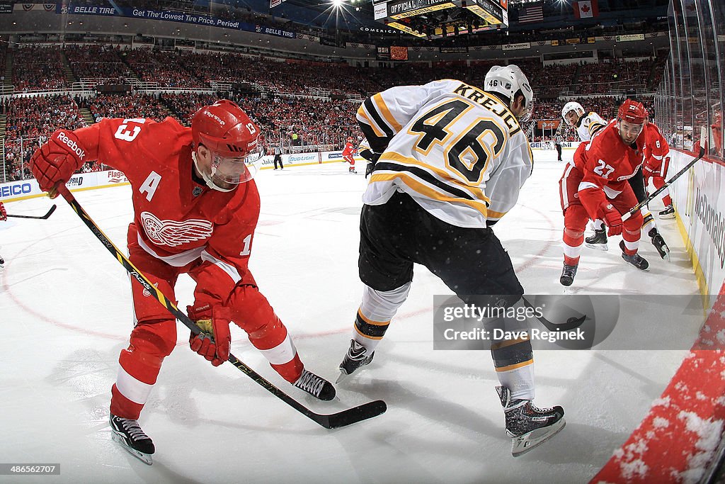 Boston Bruins v Detroit Red Wings - Game Four