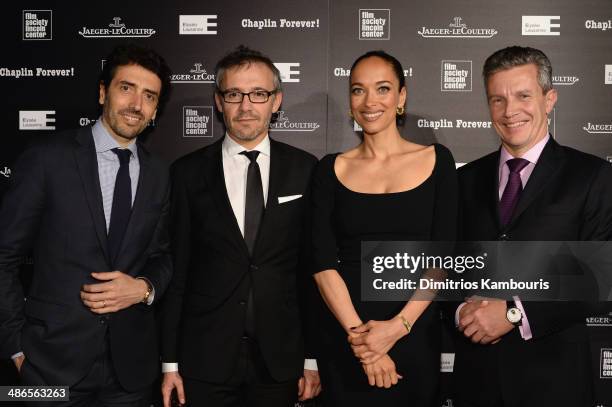 Jaeger-LeCoultre North America President, Philippe Bonay, Jaeger-LeCoultre Communication Director Laurent Vinay, director/actress Carmen Chaplin and...