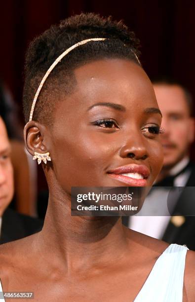 Actress Lupita Nyong'o attends the Oscars held at Hollywood & Highland Center on March 2, 2014 in Hollywood, California.