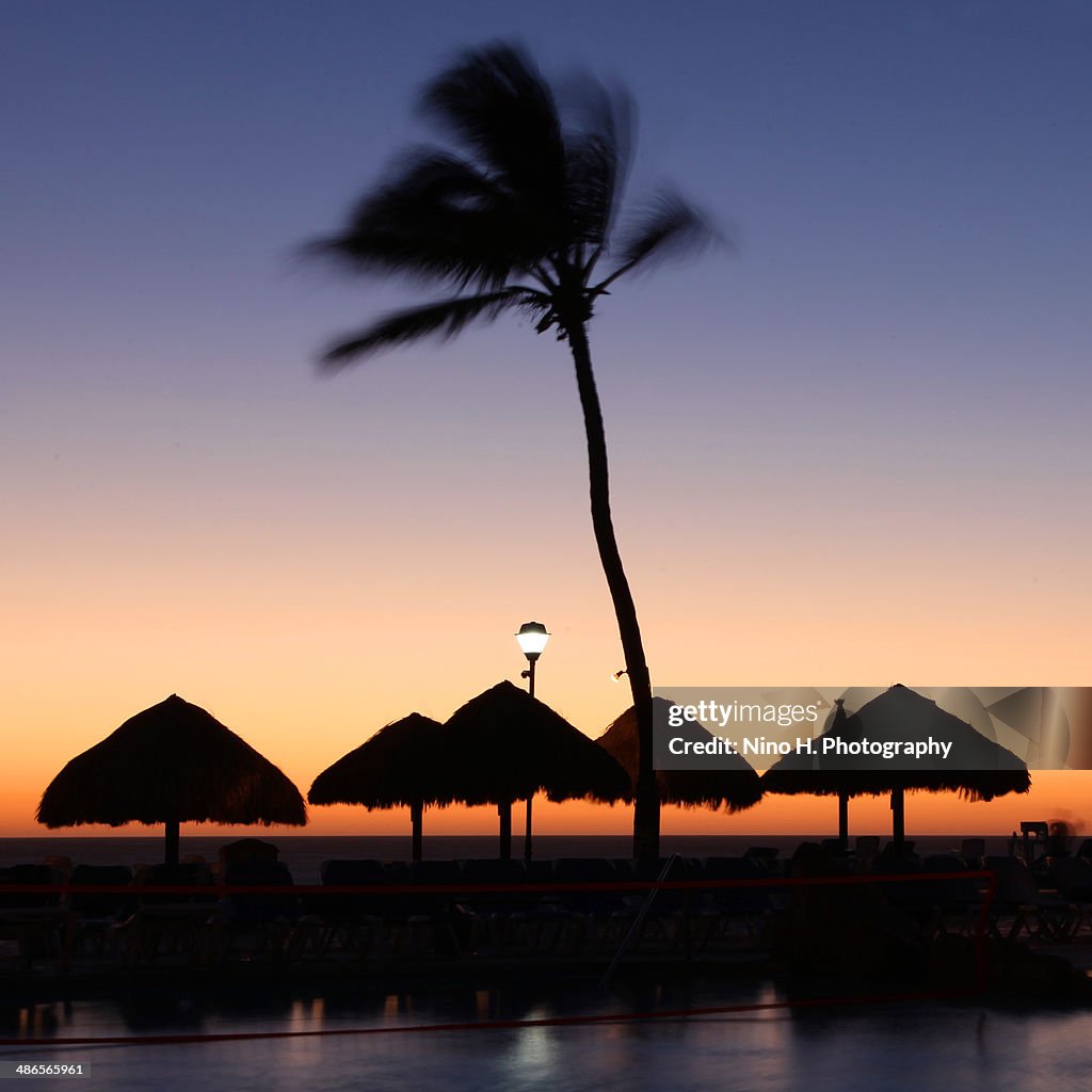Sunset on the beach - Mazatlan