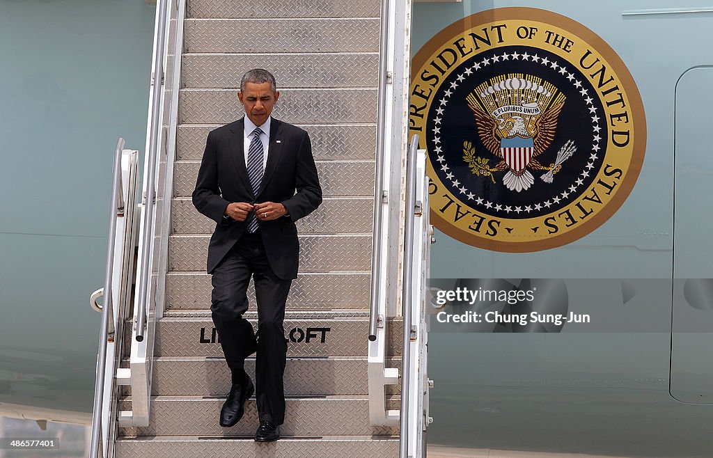 U.S. President Barack Obama Visits South Korea - Day 1