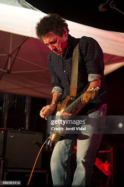 Ira Kaplan of Yo La Tengo performs on stage during Tibidabo Live Festival at Parc del Tibidabo on September 4, 2015 in Barcelona, Spain.