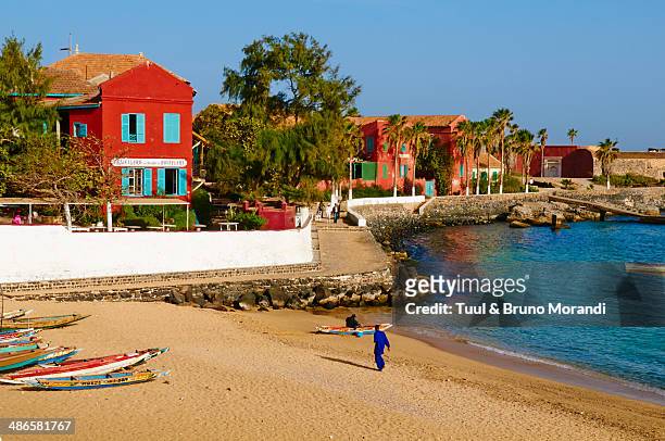 senegal, island of goree - senegal africa stock pictures, royalty-free photos & images