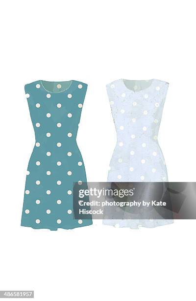 two dresses - sleeveless dress stock pictures, royalty-free photos & images