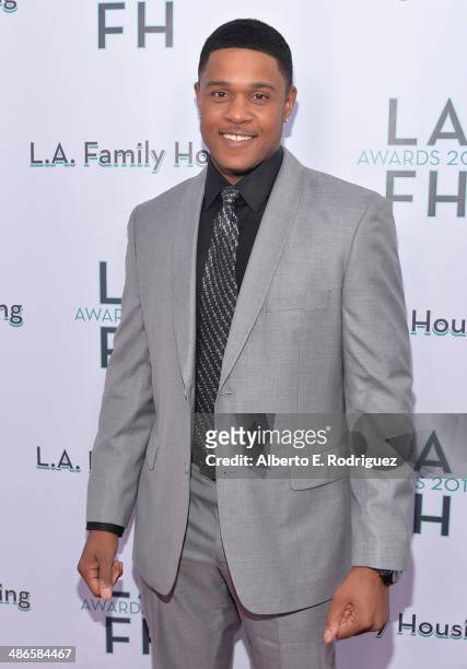 Actor Pooch Hall attends the L.A. Family Housing Awards 2014 at The Lot on April 24, 2014 in West Hollywood, California.