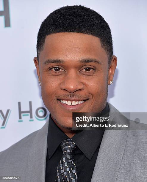 Actor Pooch Hall attends the L.A. Family Housing Awards 2014 at The Lot on April 24, 2014 in West Hollywood, California.
