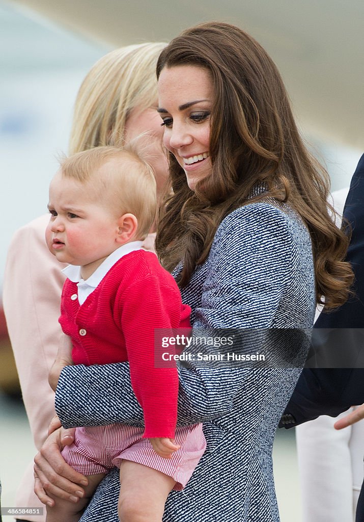 The Duke And Duchess Of Cambridge Tour Australia And New Zealand - Day 19