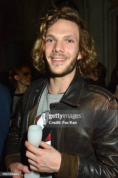 Horace de Gunzbourg attends the 'Vers L'Infini Et Au Dela' Mathieu Cesare Book Launch Cocktail at Lo/A Edition Rue Volney on April 24, 2014 in Paris,...