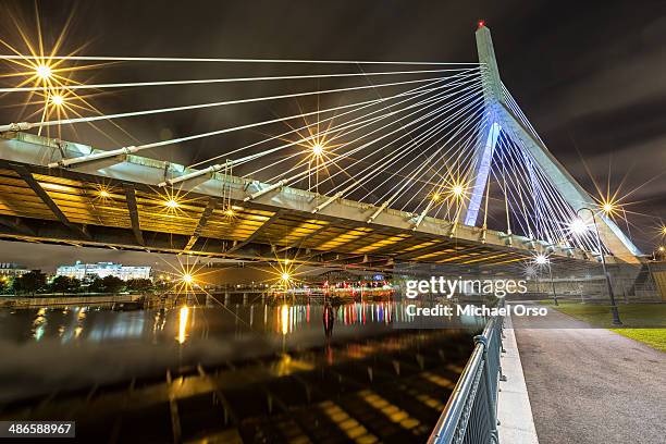 zakim bridge - zakim bridge stock pictures, royalty-free photos & images