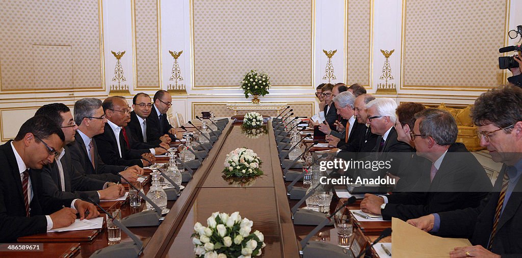 The German And French Foreign Ministers in Tunis