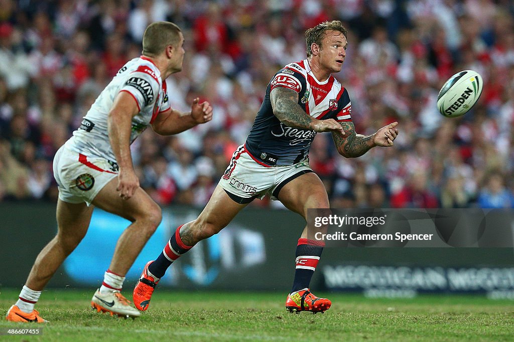 NRL Rd 8 - Dragons v Roosters