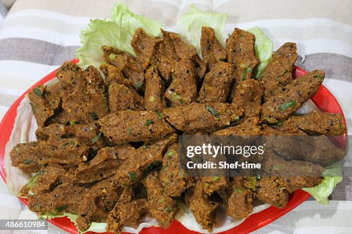 Turkish National Dish Chi Kufte High-Res Stock Photo