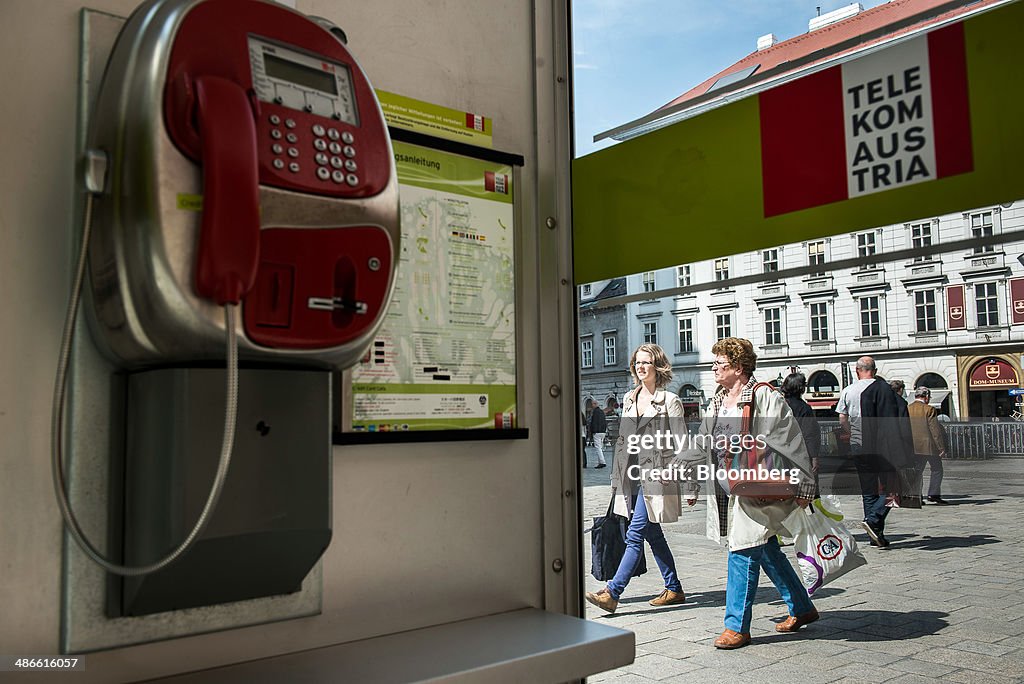 Telekom Austria AG Phone Stores As America Movil SAB Wins Bid For Control