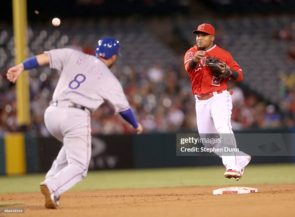 Texas Rangers v Los Angeles Angels of Anaheim