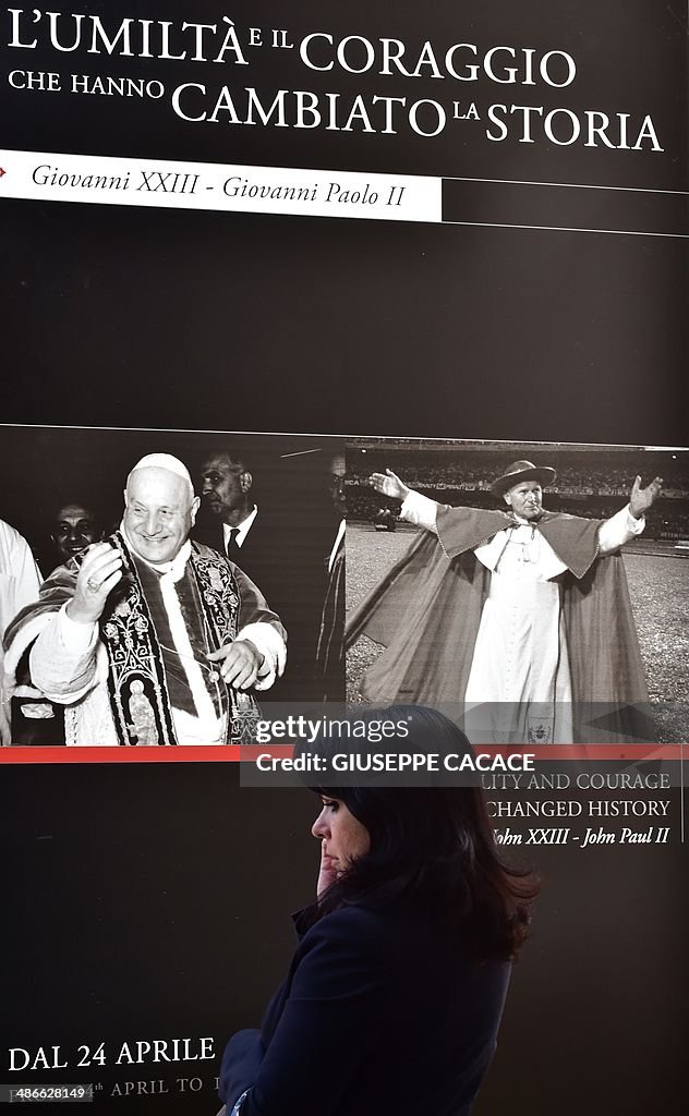 VATICAN-POPE-CANONISATION-EXHIBITION