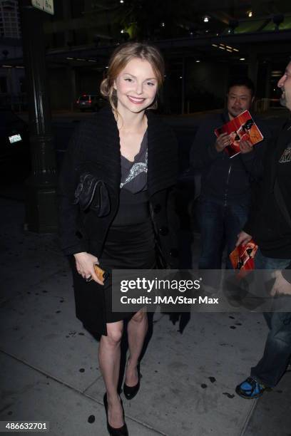 Actress Izabella Miko is seen on April 24, 2014 in Los Angeles, California.