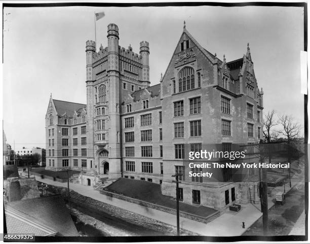 Morris High School, E 166th Street and Boston Road, Bronx, New York, New York, 1895.