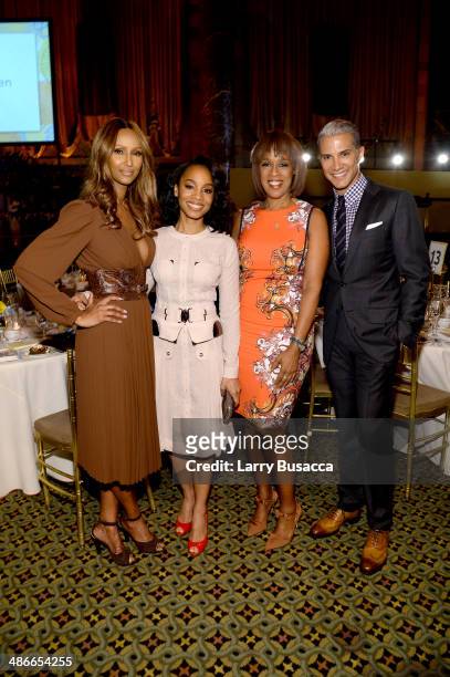 Iman, Anika Noni Rose, Gayle King, and Jay Manuel attend Variety Power Of Women: New York presented by FYI at Cipriani 42nd Street on April 25, 2014...