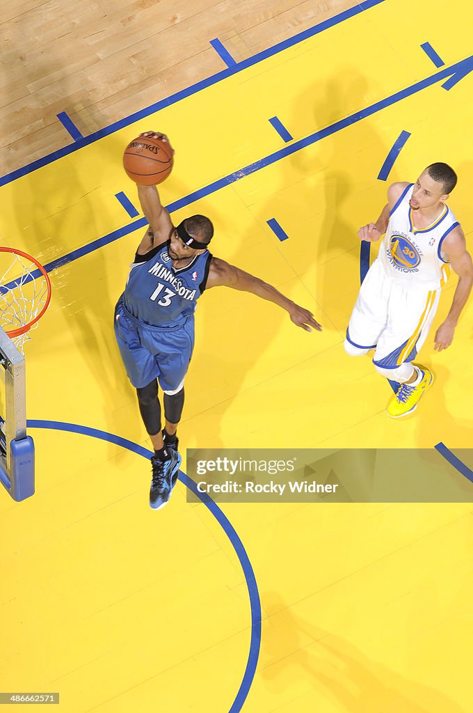 Minnesota Timberwolves v Golden State Warriors