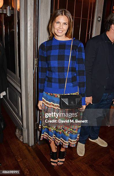 Dasha Zhukova attends an exclusive dinner hosted by Charles Finch, Mulberry and PORTER Magazine for Julian Schnabel at 34 Grosvenor Square on April...