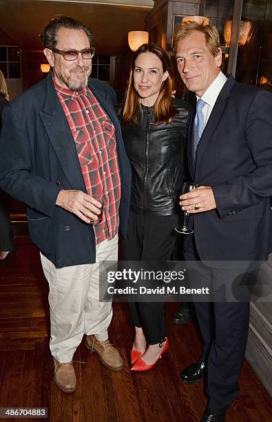 Julian Schnabel, Claire Forlani and Julian Sands attend an exclusive dinner hosted by Charles Finch, Mulberry and PORTER Magazine for Julian Schnabel...