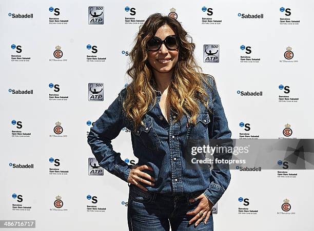 Gisela Llado attends day five of the ATP Barcelona Open Banc Sabadell at the Real Club de Tenis Barcelona on April 25, 2014 in Barcelona, Spain.