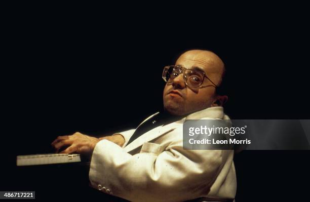 French jazz pianist Michel Petrucciani on stage, 1994.