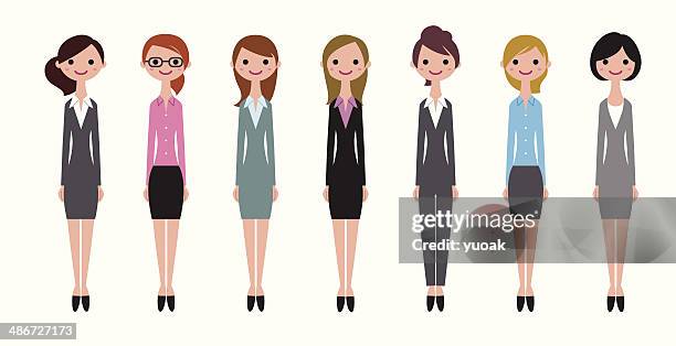 business women - calla lily stock illustrations