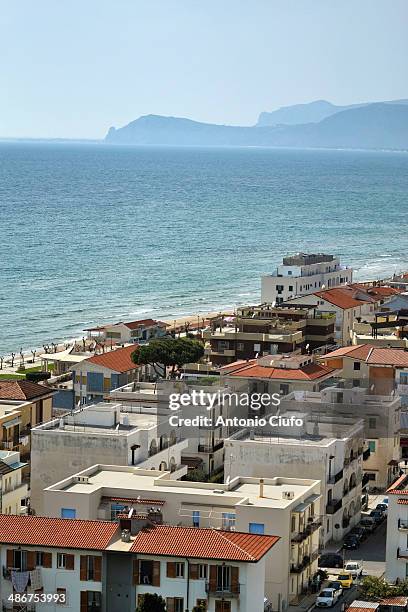 generic view of sperlonga - italy - sperlonga foto e immagini stock