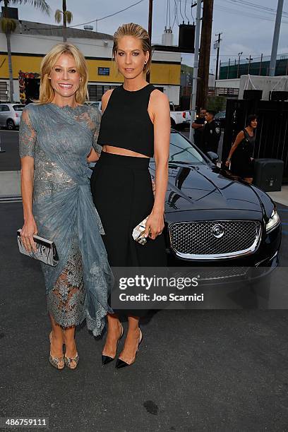 Julie Bowen and Jenna Elfman attend the Los Angeles Modernism Show & Sale Opening Night Party to benefit P.S. Arts Presented by Jaguar Land Rover, a...