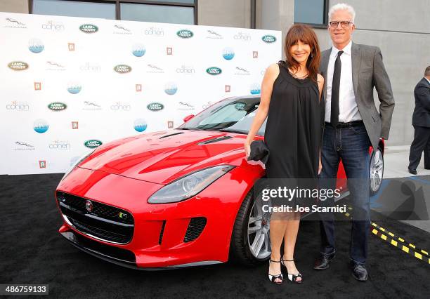 Mary Steenburgen and Ted Danson attend the Los Angeles Modernism Show & Sale Opening Night Party to benefit P.S. Arts Presented by Jaguar Land Rover,...