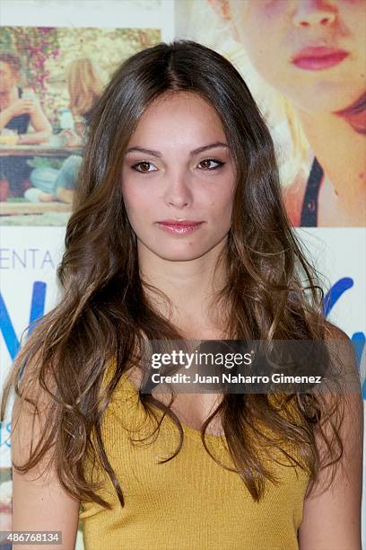 Lola Le Lann attends 'Un moment d'egarement' photocall at Instituto Frances on September 5, 2015 in Madrid, Spain.