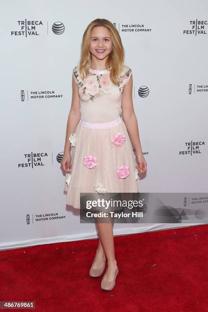 Actress Isabella Acres attends the premiere of "Sister" during the 2014 Tribeca Film Festival at SVA Theater on April 25, 2014 in New York City.