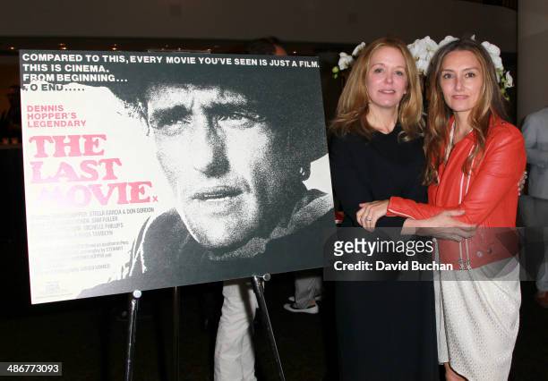 Marin Hopper and Ruthanna Hopper attend the screening of Dennis Hopper's "The Last Movie" during Paris Photo Los Angeles at Paramount Studios on...
