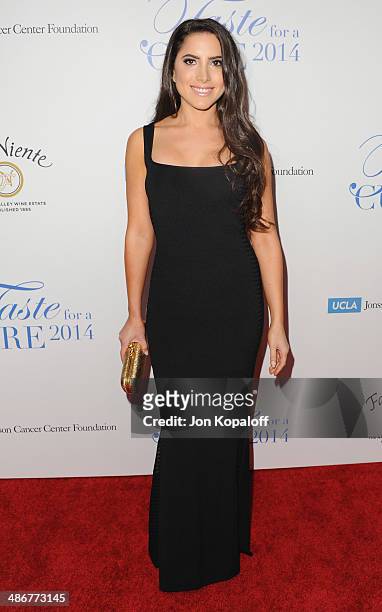 Actress Caren Brooks arrives at the Jonsson Cancer Center Foundation's 19th Annual "Taste For A Cure" at Regent Beverly Wilshire Hotel on April 25,...