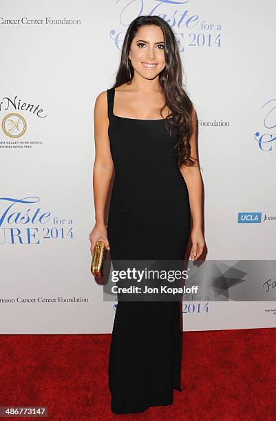 Actress Caren Brooks arrives at the Jonsson Cancer Center Foundation's 19th Annual "Taste For A Cure" at Regent Beverly Wilshire Hotel on April 25,...