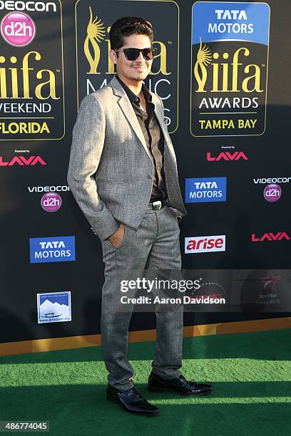 Vishal Malhotra arrives to the IIFA Magic of the Movies at MIDFLORIDA Credit Union Amphitheatre on April 25, 2014 in Tampa, Florida.