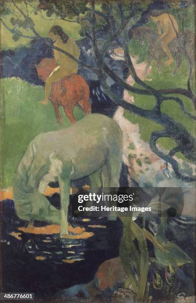 The White Horse, 1898. Artist: Gauguin, Paul Eugéne Henri