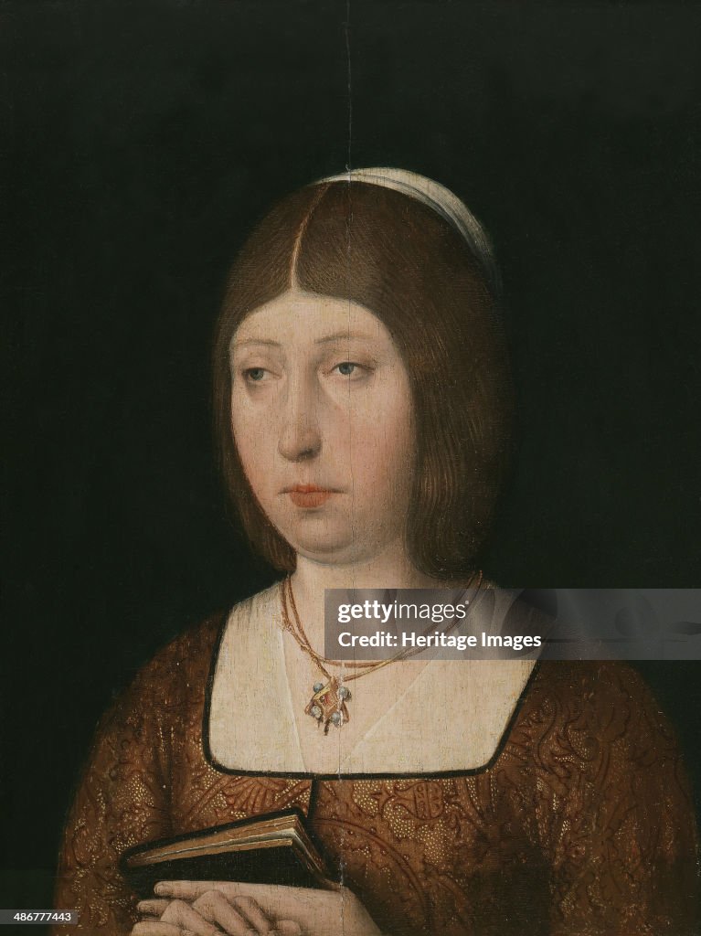 Queen Isabella I of Castile, c. 1490. Found in the collection of the Museo del Prado, Madrid.