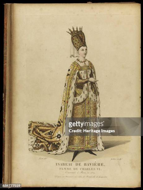 Isabeau de Bavière, Queen of France, Late 18th cent.. Artist: Gatine, Georges Jacques