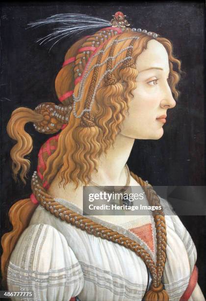 Idealized Portrait of a Lady , c. 1480. Artist: Botticelli, Sandro