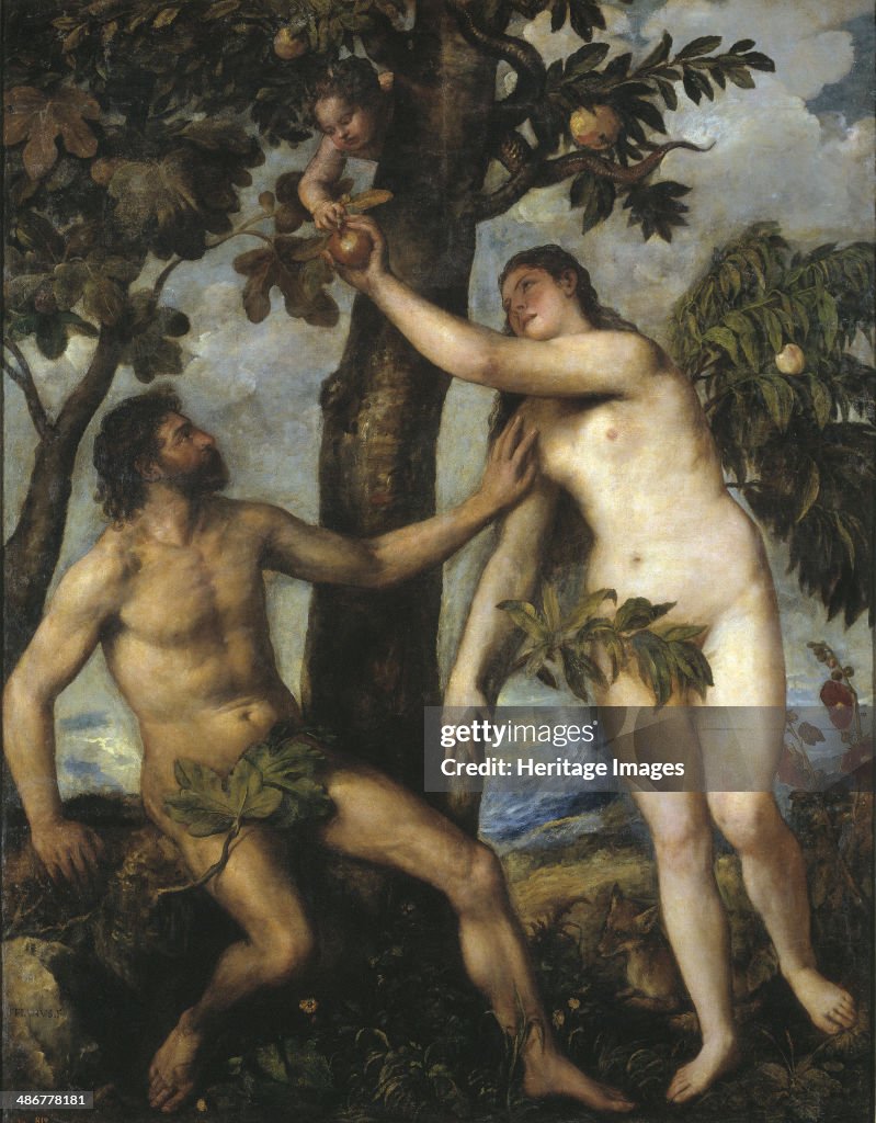 Adam and Eve, c. 1550. Found in the collection of the Museo del Prado, Madrid.