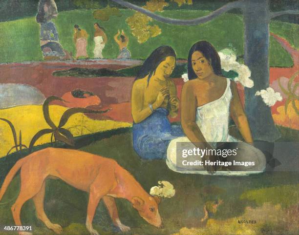 Arearea , 1892. Artist: Gauguin, Paul Eugéne Henri