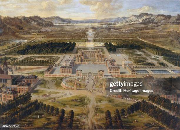 The Palace of Versailles, the Grand Trianon, ca 1668. Artist: Patel, Pierre