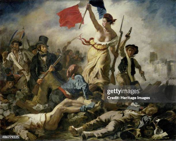 Liberty Leading the People, 1830. Artist: Delacroix, Eugène