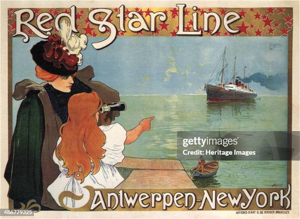 Red Star Line, 1899. Artist: Cassiers, Henri