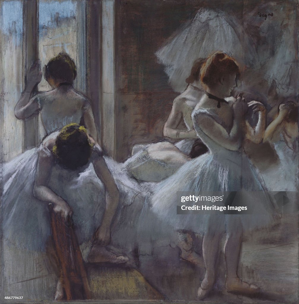 Dancers (Danseuses), 1884-1885. Found in the collection of the Musée d'Orsay, Paris.
