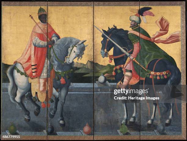 Western Kings on Horseback, First third of 17th cen.. Artist: Anonymous