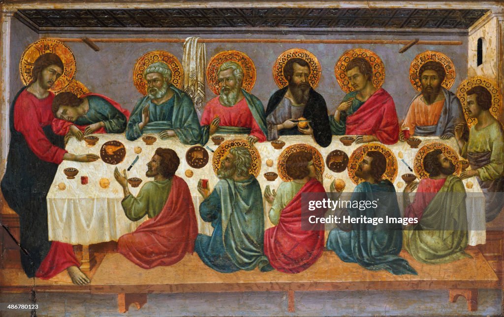 The Last Supper, 1310-1315. Found in the collection of the Metropolitan Museum of Art, New York.