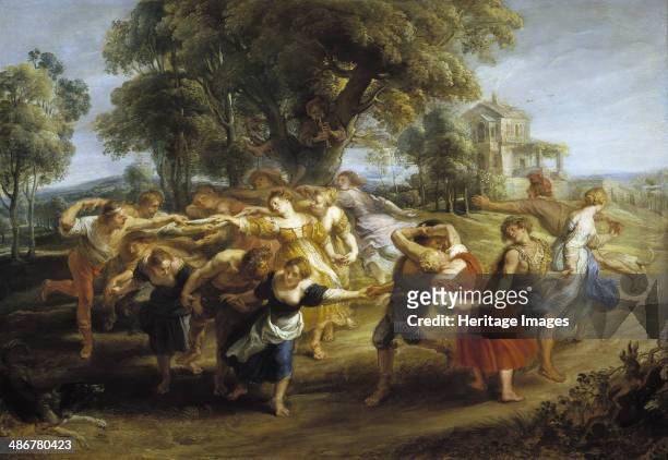 Peasant Dance, 1630-1635. Artist: Rubens, Pieter Paul